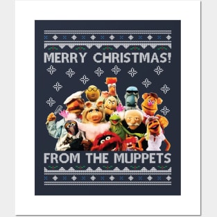 Merry Christmas From The Muppets Posters and Art